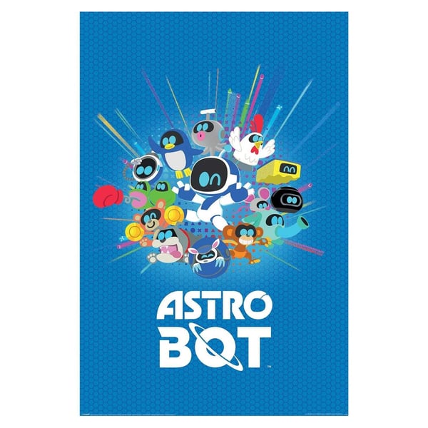 Playstation Astro Bot Friends -juliste