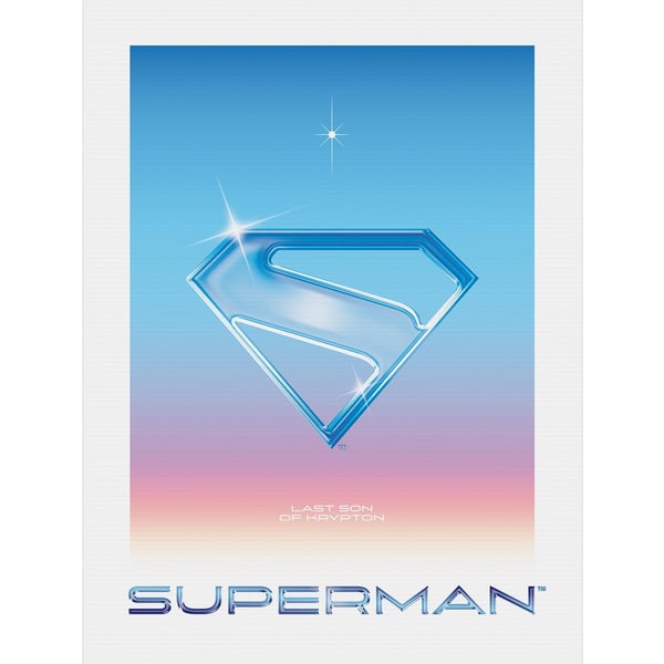 Superman 2025 Logo Canvas Print
