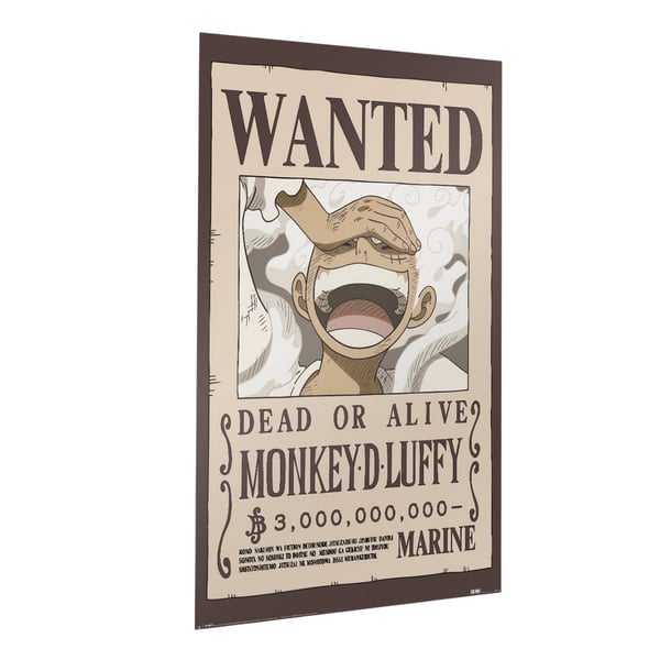 One Piece Wanted Luffy -juliste