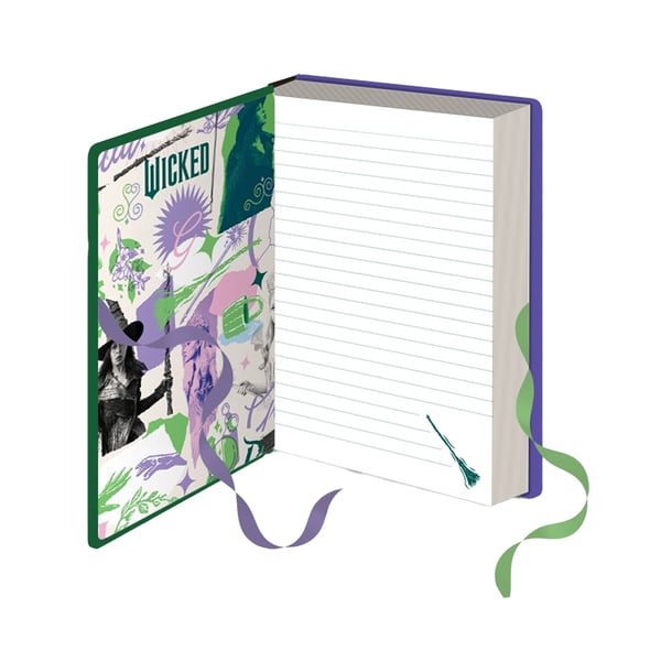 Wicked Premium Flip Flops Elphaba and Glinda A5 Notebook