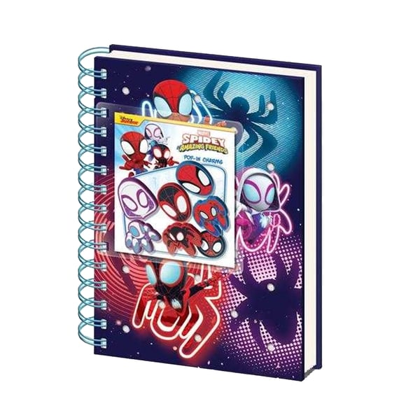 Spidey And His Amazing Friends Glow Silicone A5 Notebook