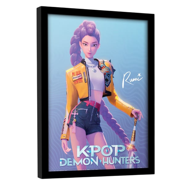 K-Pop Demon Hunters Rumi Kehystetty Juliste
