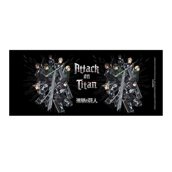 Attack on Titan S4 Strike Team -hahmojen 325 ml muki