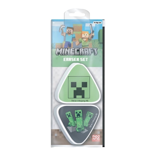 Minecraft Creeper Eraser (Pack of 2)