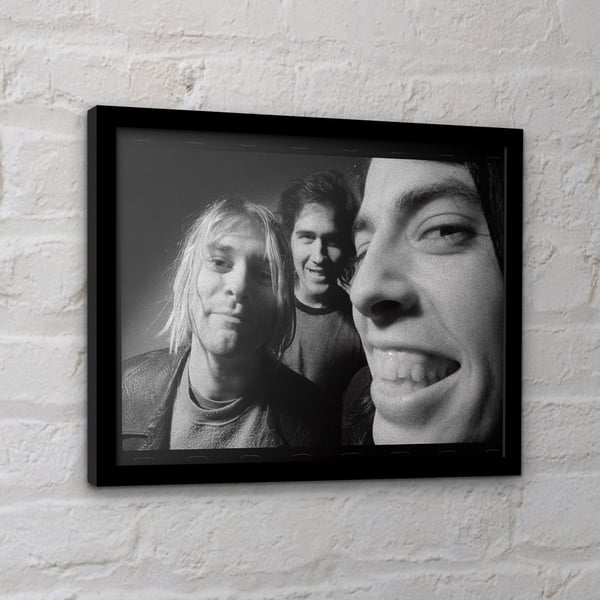 Nirvana Smile Kehystetty juliste