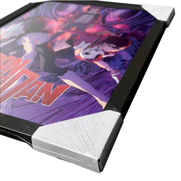 Dandadan Flames kehystetty juliste