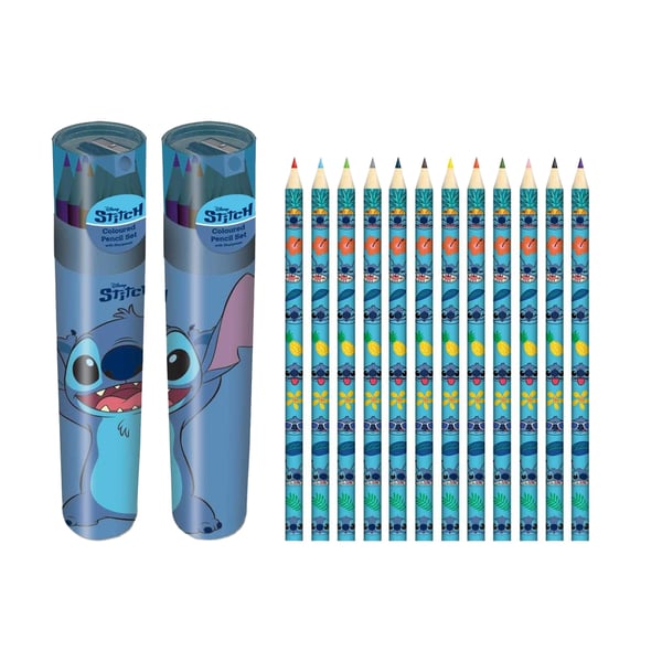 Lilo & Stitch Core Colouring Set (Pack of 12)