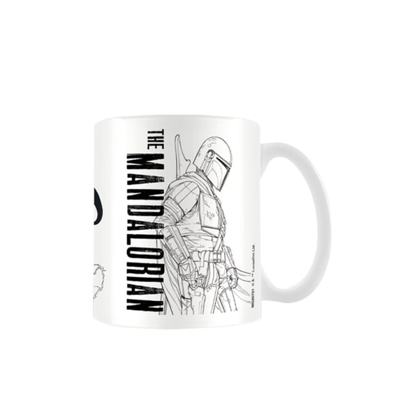 Star Wars: The Mandalorian Line Art Mug