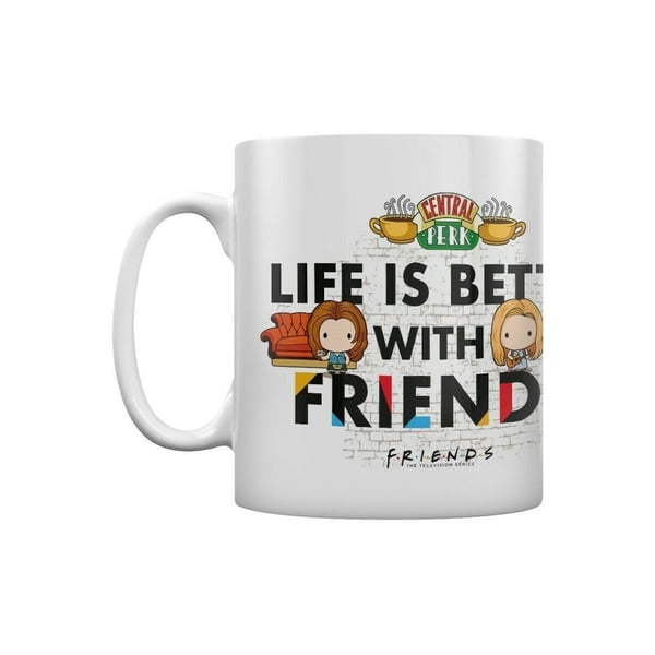 Friends Livet är bättre med vänner Chibi Mugg