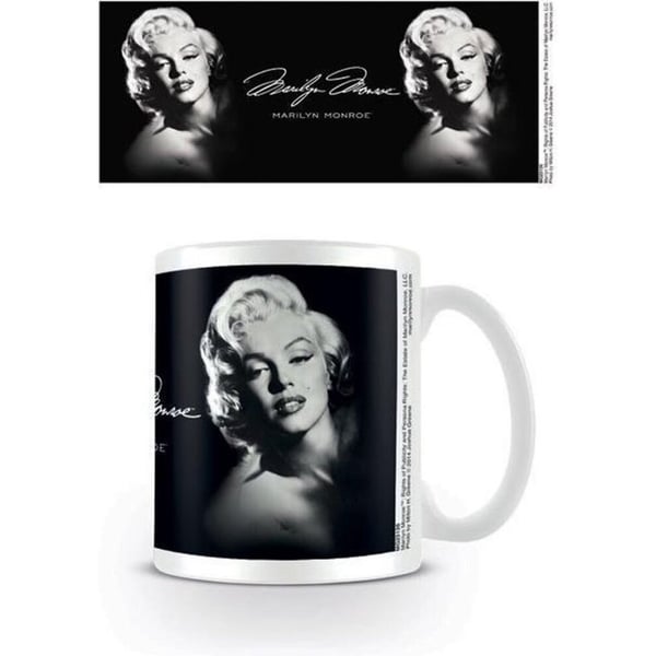Marilyn Monroe Noir Mugg