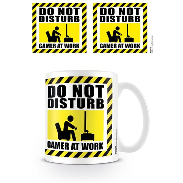 Gamer At Work Stör Ej Mugg
