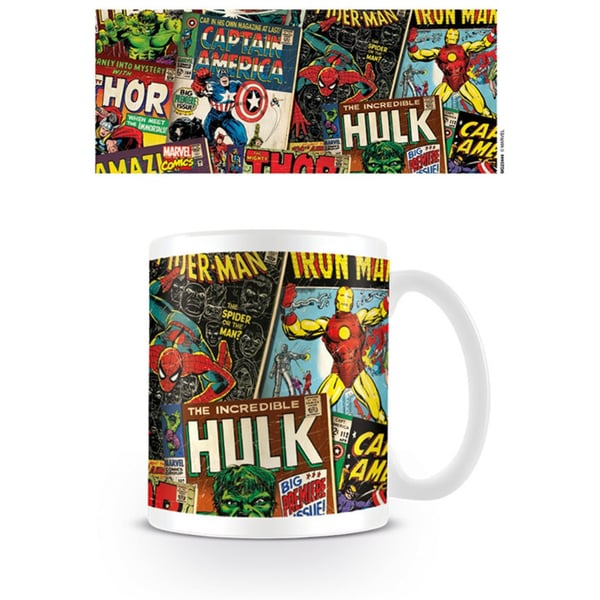 Marvel Retro Serietidningsomslag Mugg