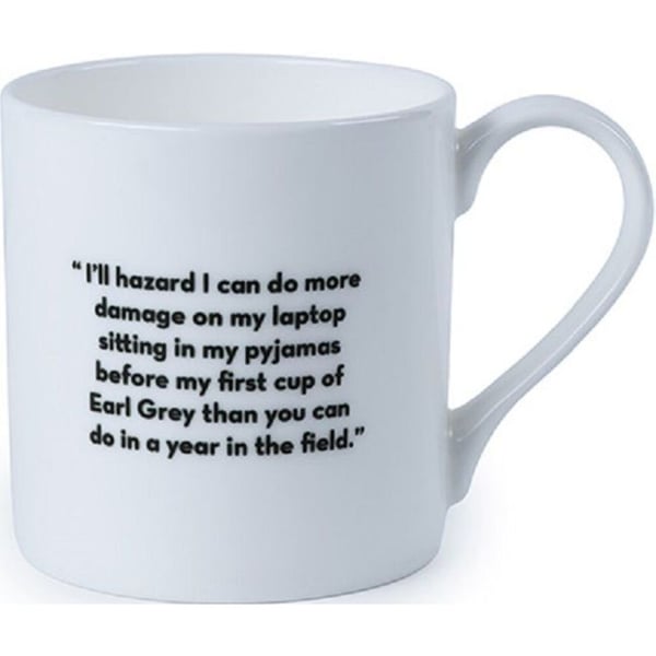 James Bond Q Citat Bone China krus