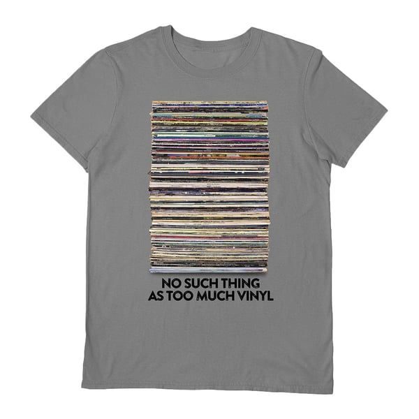 Pyramid International Unisex Adult Too Much Vinyl T-Shirt