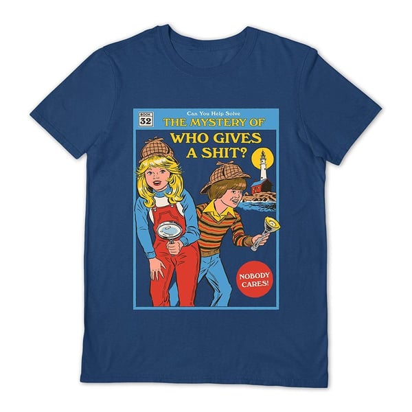 Steven Rhodes Unisex Adult Who Gives A Shit T-Shirt