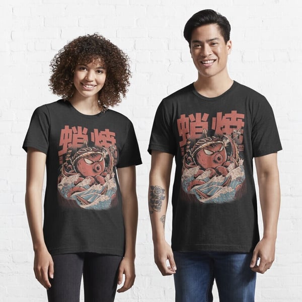 Ilustrata Unisex Aikuisten Takoyaki Attack T-paita