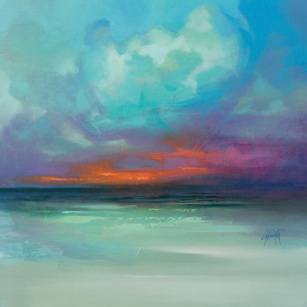 Scott Naismith Hebridean Tranquility Wooden Plaque
