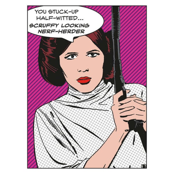 Star Wars Scruffy ser Nerf-Herder lærred Print