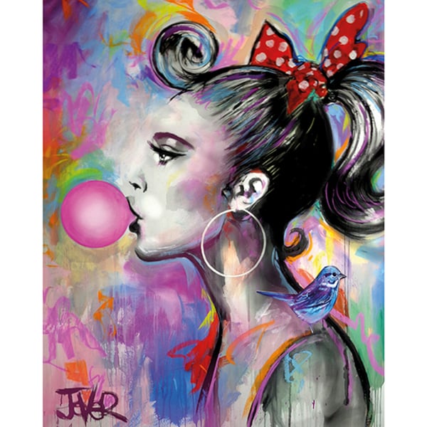 Loui Jover Bubble Girl I Affisch