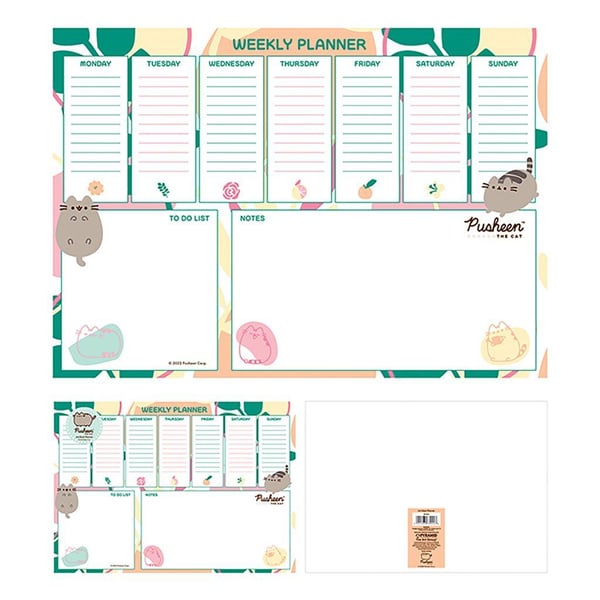 Pusheen Botanical A4 -pöytäalusta