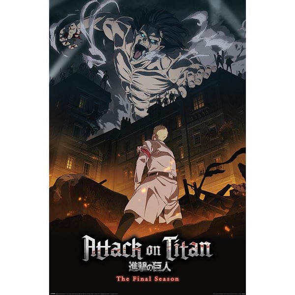 Attack On Titan Eren Onslaught Poster