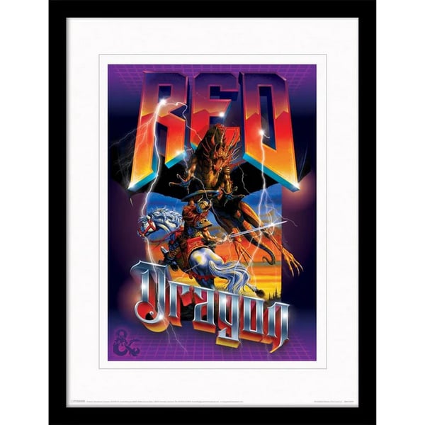 Dungeons & Dragons Red Dragon Framed Poster