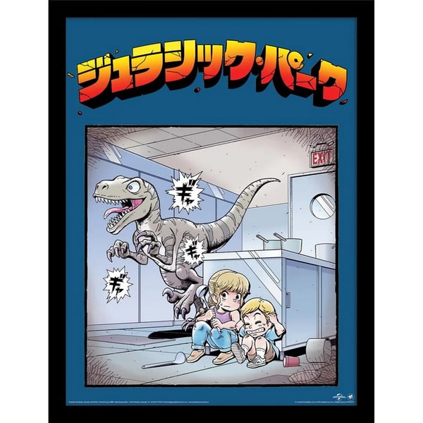 Jurassic Park Anime Poster