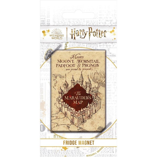 Harry Potter Kelmien kartta -jääkaappimagneetti