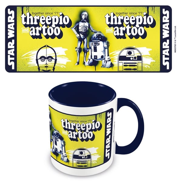 Star Wars: The Clone Wars Threepio Artoo Ceramic Mug