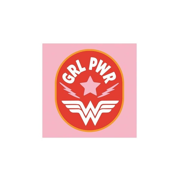Wonder Woman Girl Pwr Print