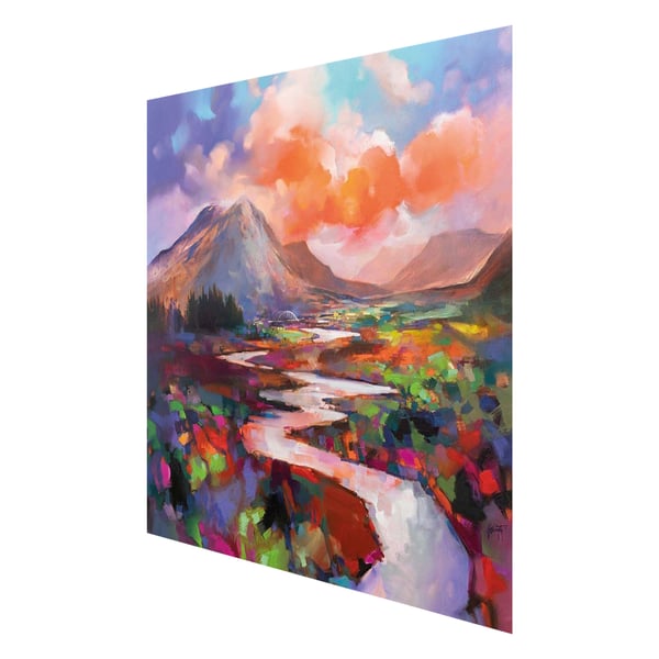Scott Naismith Etive Flow kehystetty kangasprintti