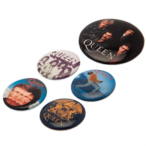Queen Classic Badge Set (Pack of 5)