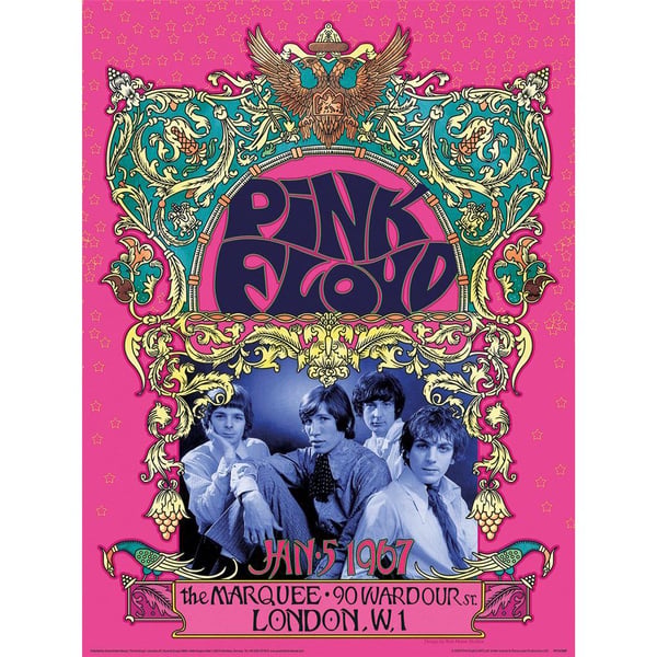 Pink Floyd 1967 Print