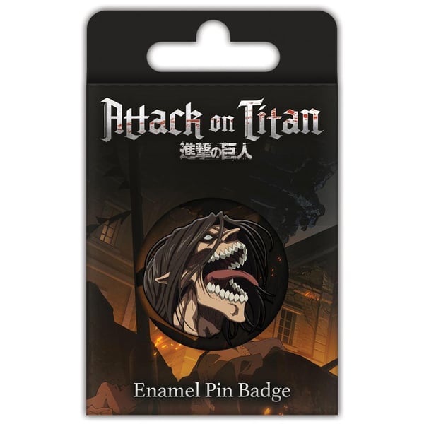 Attack on Titan Eren Titan Rage Enamel Badge