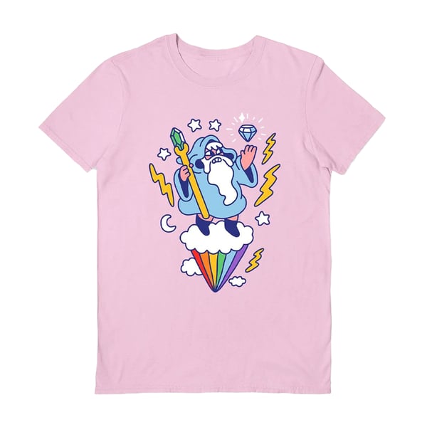 Obinsun Unisex Adult Wizard In The Sky T-Shirt Obinsun Unisex Adult Wizard In The Sky T-Shirt