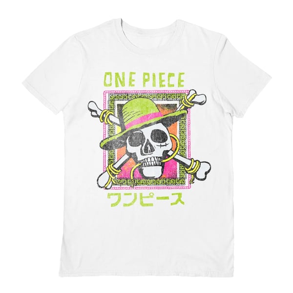 One Piece Unisex Adult Live Action Green Hat T-Shirt