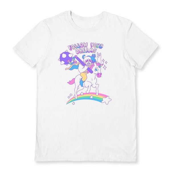 Obinsun Unisex Adult Follow Your Dreams T-Shirt Obinsun Unisex Adult Follow Your Dreams T-Shirt