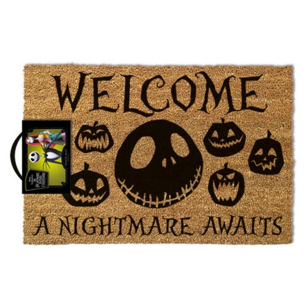 Nightmare Before Christmas En Mardröm Väntar Dörrmatta