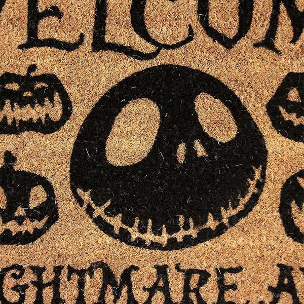 Nightmare Before Christmas En Mardröm Väntar Dörrmatta