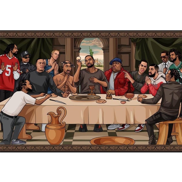 Pyramid International The Last Supper Of Hip Hop Maxi-juliste