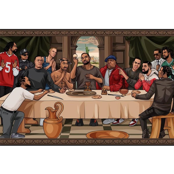 Pyramid International The Last Supper Of Hip Hop Maxi-juliste