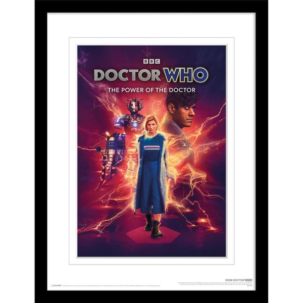 Doctor Who The Power Of The Doctor kehystetty juliste