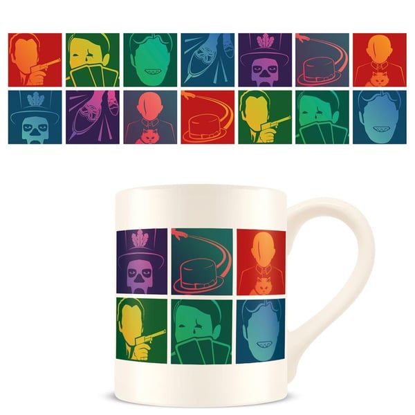 James Bond Villain Icons Fine China Mug