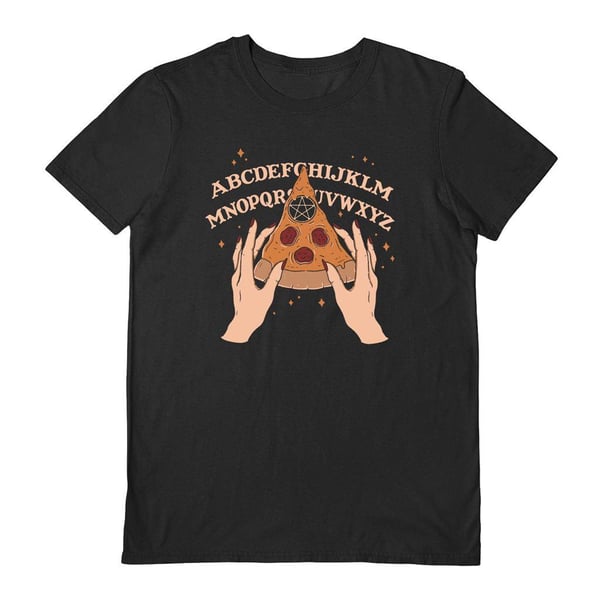 Thiago Correa Unisex Aikuisten Ouija Pizza T-paita