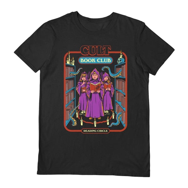 Steven Rhodes Unisex aikuisten Cult Book Club T-paita
