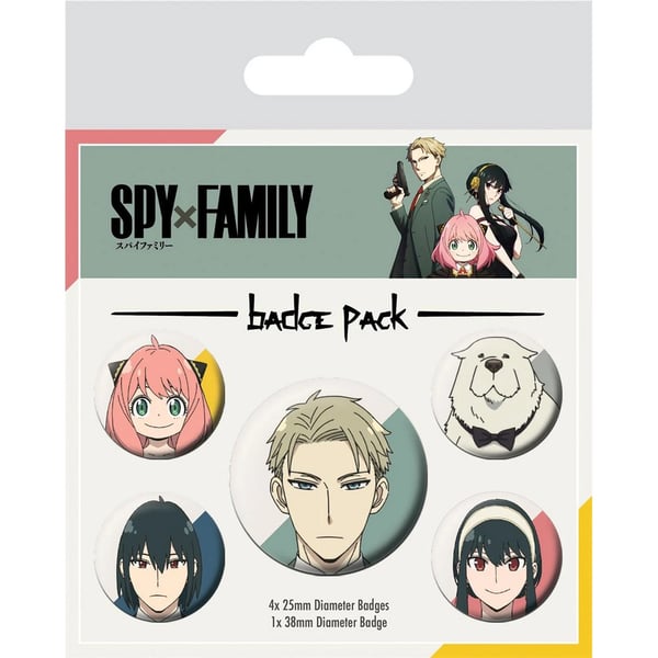 Spy x Family Sæt med badge (pakke med 5)