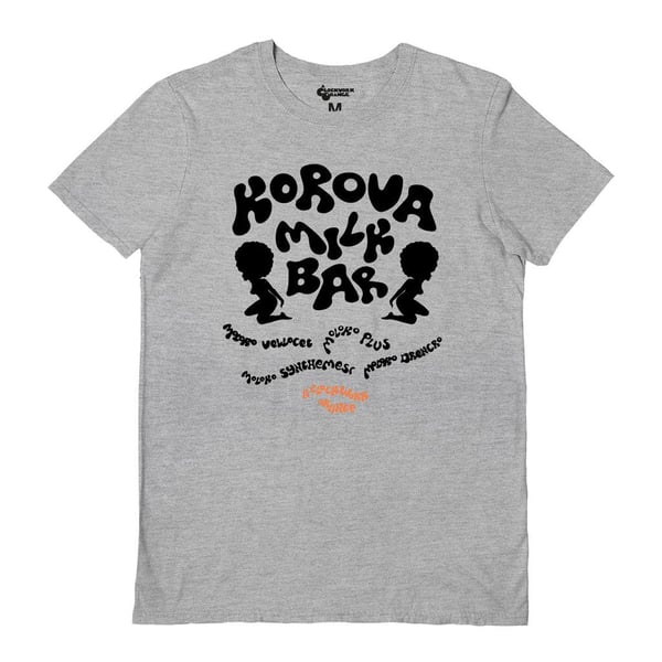 Kellopeli Appelsiini Unisex Aikuisten Korova Milk Bar T-paita