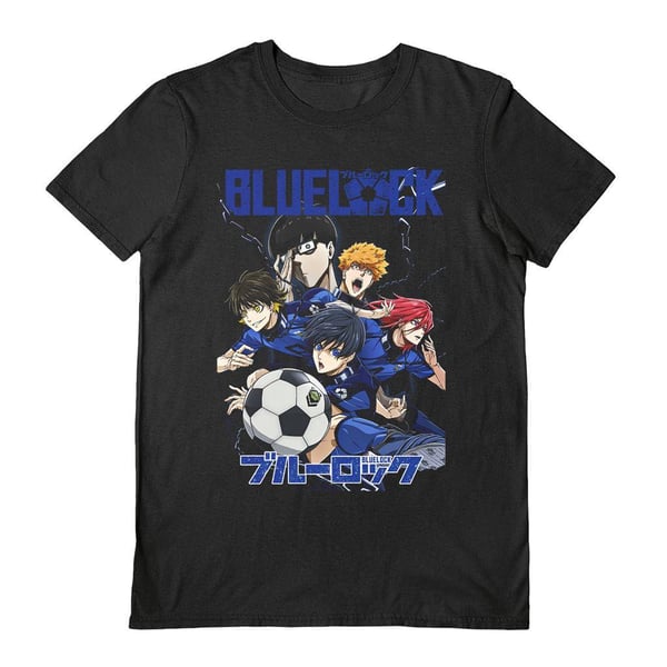 Blue Lock Unisex Aikuisten Team In Chains T-paita