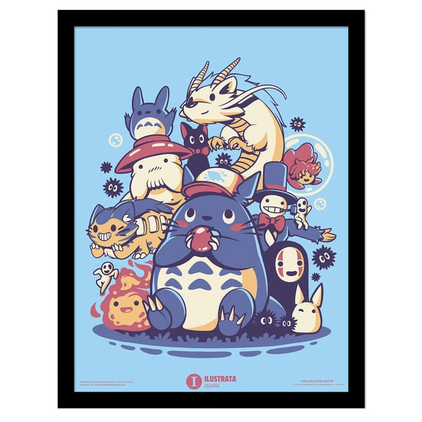 Ilustrata Creatures Spirits And Friends Paper Print