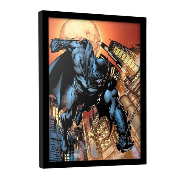Batman-sarjakuvan kansikuva, jossa Batman heiluu